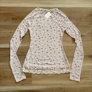 Free People Midnight Spark Layering Top S